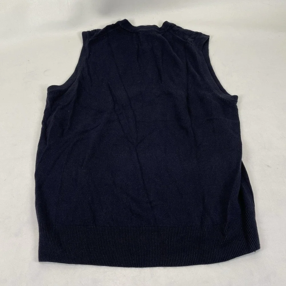 Dockers Comfort Touch Cabel‎ Knit Sleeveless Vest Mens Size M Blue NWT